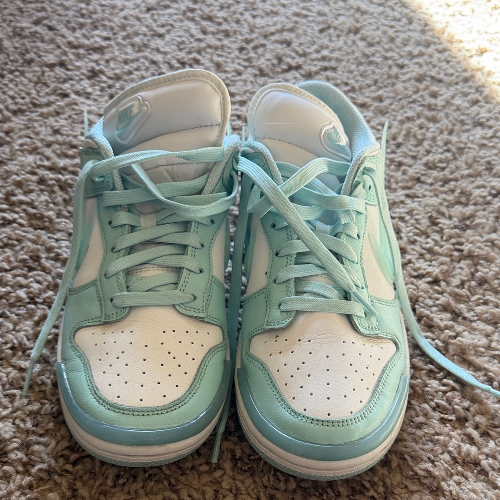 Women’s Nike Dunks - Aqua and White